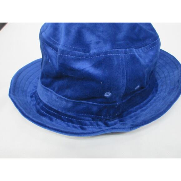NWT Sergio Tacchini Sovana Mazarine Blue Velour Men's Bucket Hat - Picture 6 of 16